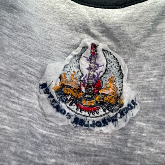 DISNEY Rock n Roller Coaster vintage tank top rock the world 90s embroidery - Picture 3 of 8